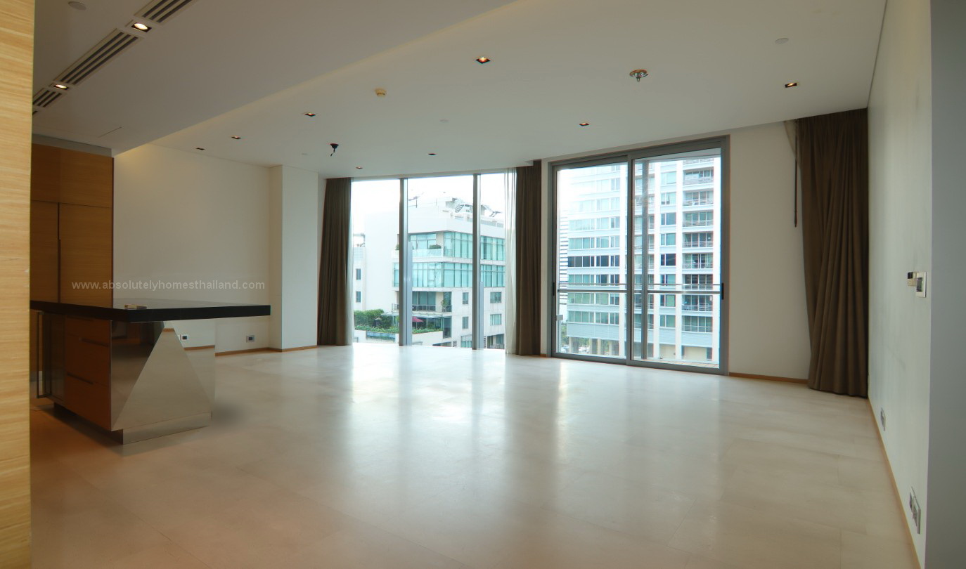Saladaeng Residence,  Sathorn- Lumpini, 2BR, 2Baths, 126 Sqm.